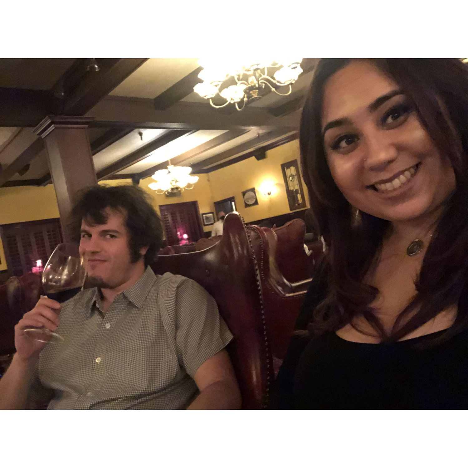 Enjoying our time at the Sycamore Inn