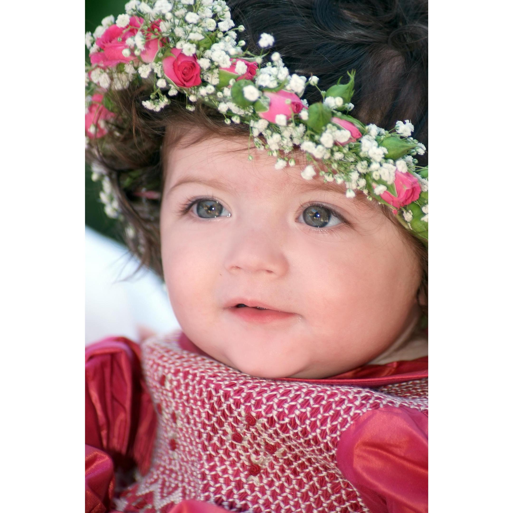 Eleonora, our Miracle, on her christening day! 26.7.2007