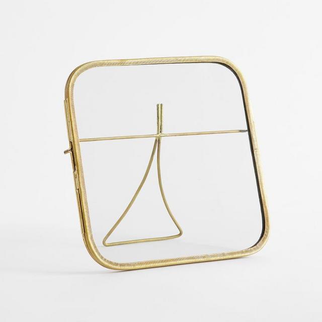 Malin Frame, Brass, Square