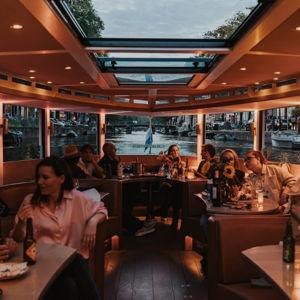 Spectacular Shared Evening Canal Cruise Amsterdam
