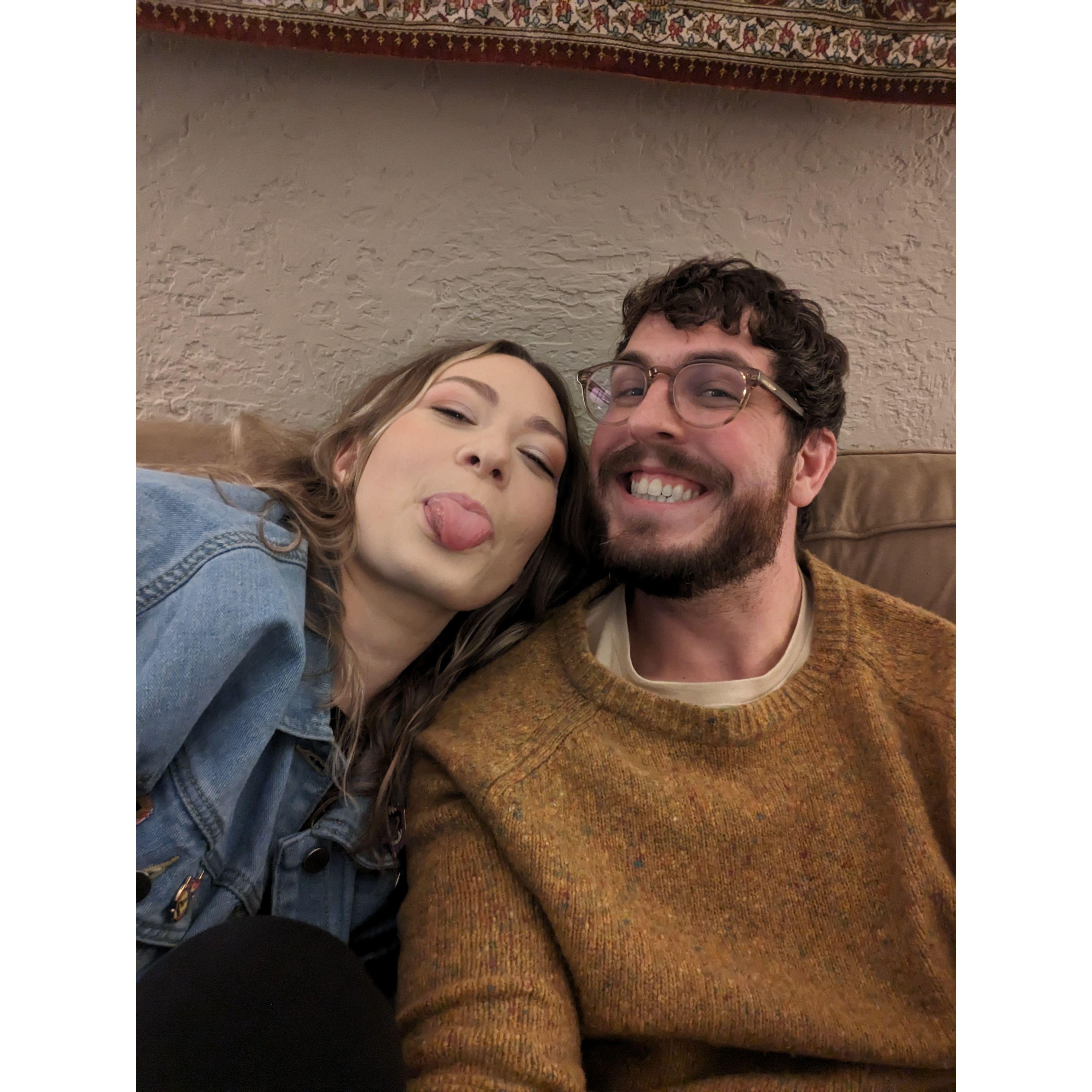 It was on the Christmas card, but just in case you missed it.