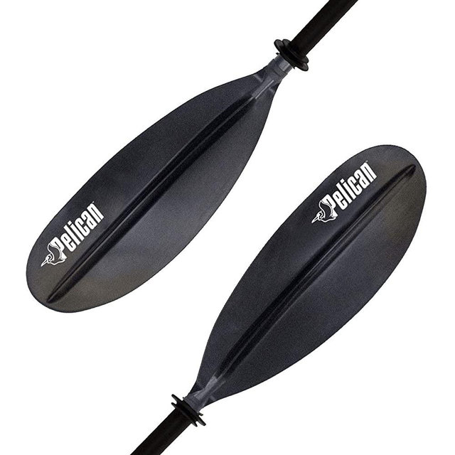 Pelican Aluminum Kayak Paddles 87-Inch / 220cm for Kayaking Boating - Tough & Lightweight 3 Colors, Black, Lime and Orange