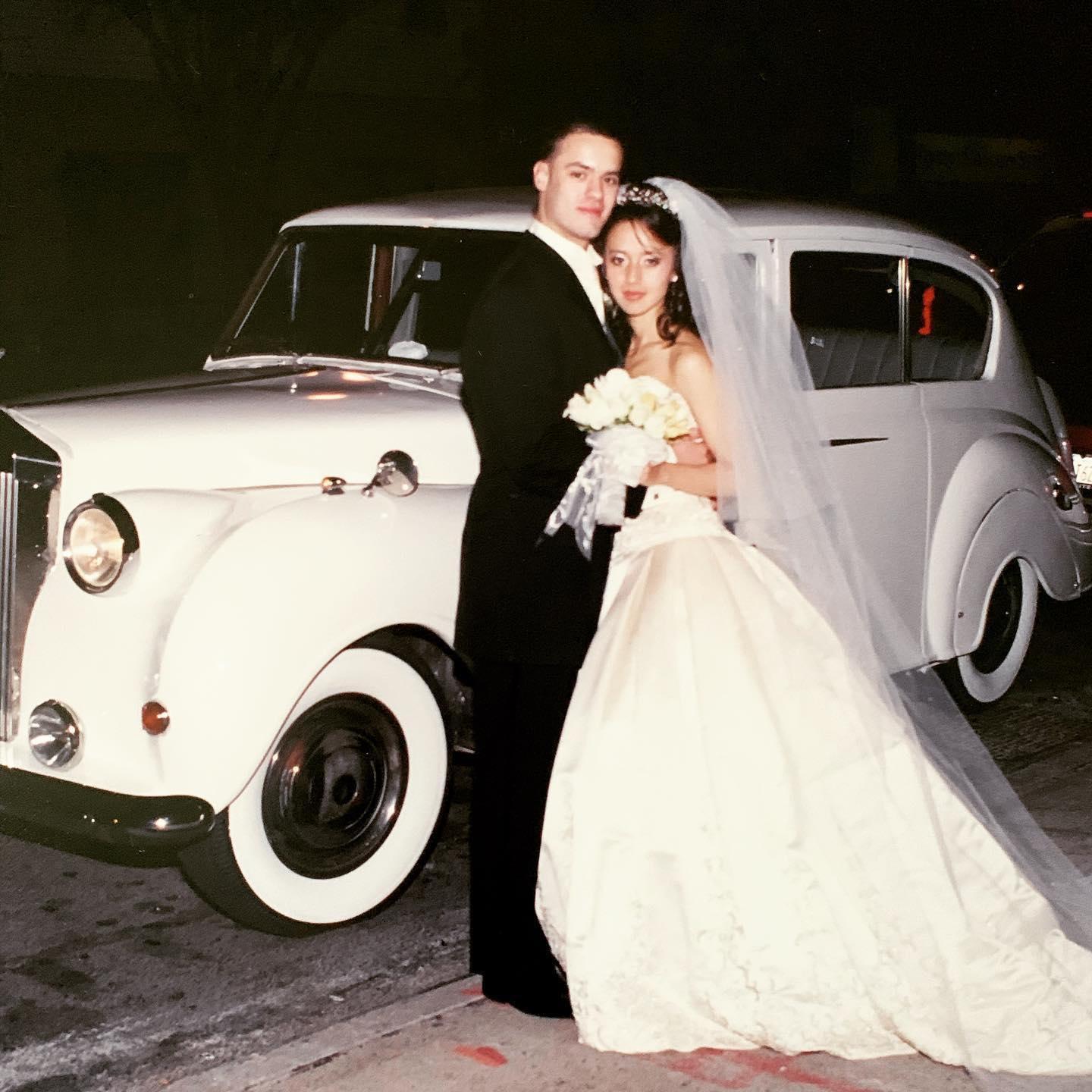 Our wedding day.
