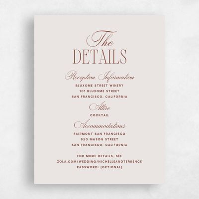 Light Greige, Grey Wedding Enclosure - Solange