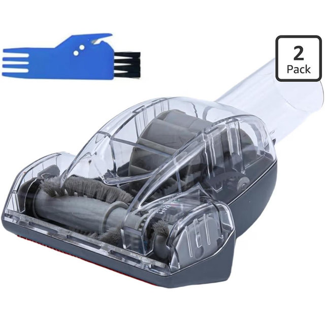 Upgraded Pet Hair Power Brush Tool Attachment for Shark Navigator Lift-Away Deluxe Upright NV360 NV350 NV352 NV356E NV370 NV22L UV420 UV410 UV440 Vacuum Replacement Parts Numbers 119FFJ Gray