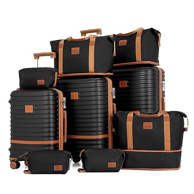 Joyway Luggage Set 3 Piece Suitcase Sets with Spinner Wheel,Hardside Expandable Travel Laggage with TSA Lock (20/24/28)