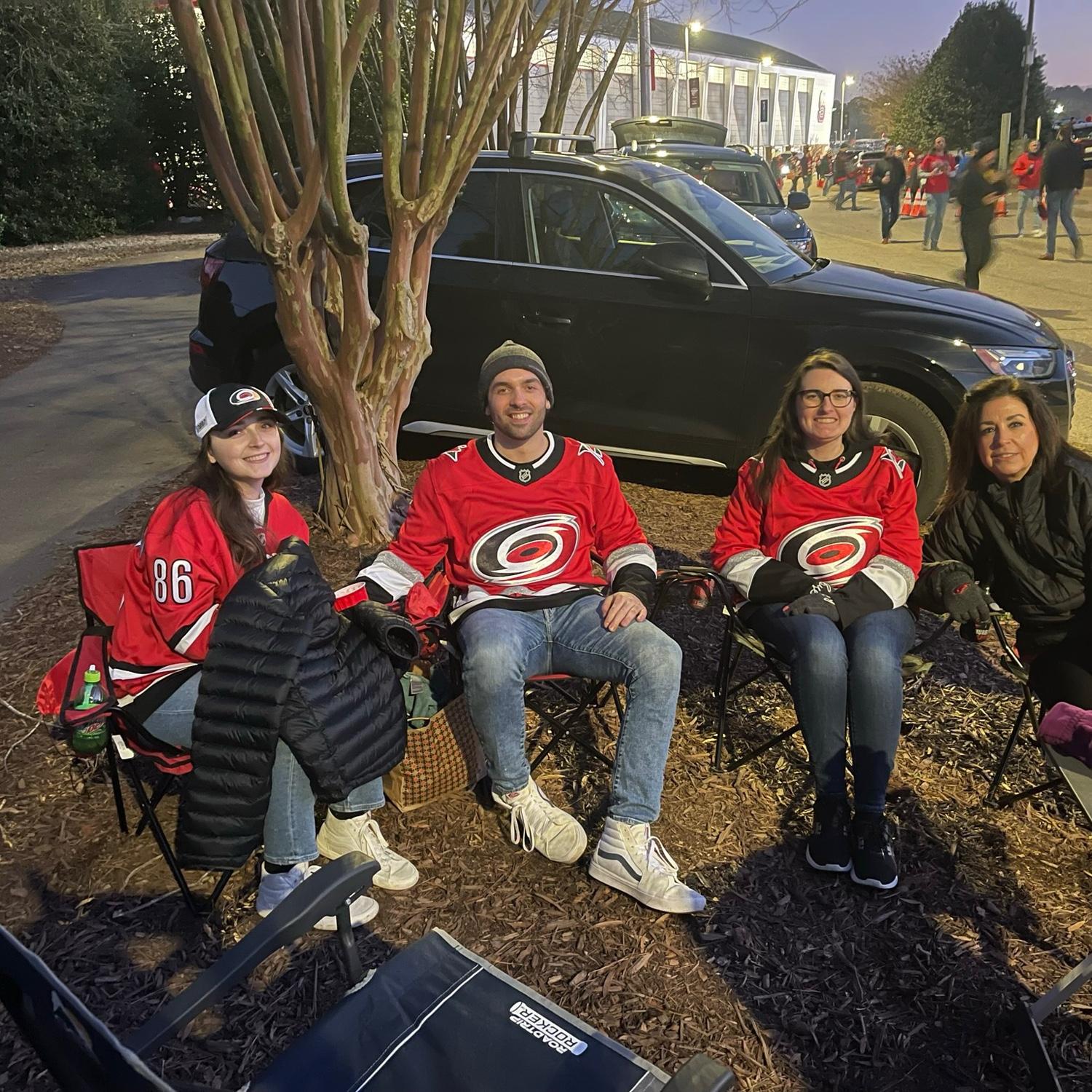 Cane's Stadium Series Game with Macey's family, the Caps left wishing they'd never showed. (February 2023)