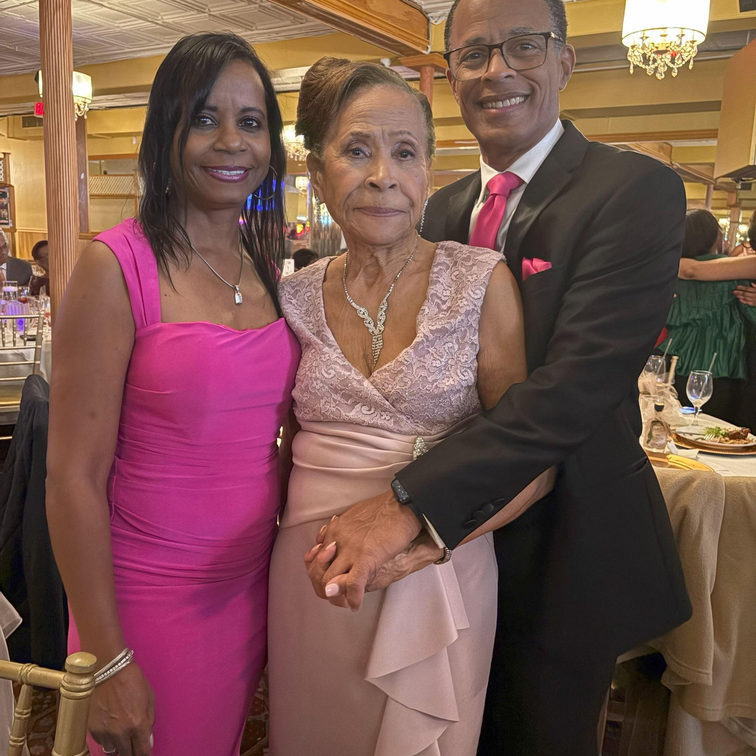 Donna, Cocotte and Alex at Cocotte's 90th Birthday!