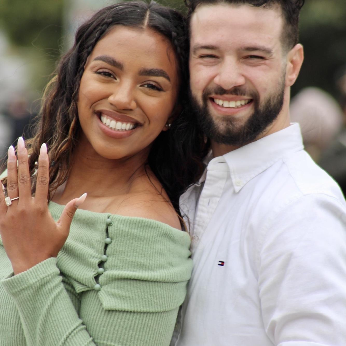 Engaged!!! June 8th 2024!! Photo credits to Nate’s Godmother Myrna!