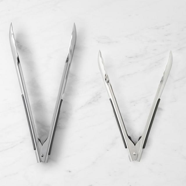 Williams Sonoma Prep Tools Stainless-Steel Tongs, Set of 2