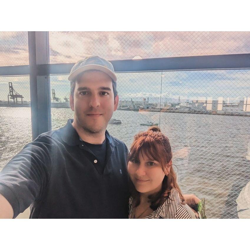 Our trip to Japan, we went to the aquarium in Osaka. This was three days before Nick proposed at Tokyo Skytree