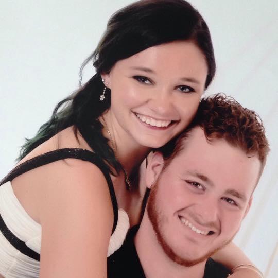 All dressed up for Captain's Dinner so we can celebrate our engagement!
