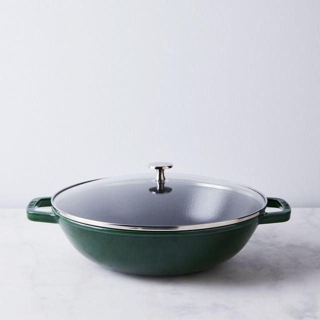 Staub Perfect Pan with Glass Lid, 4.5QT - GREEN