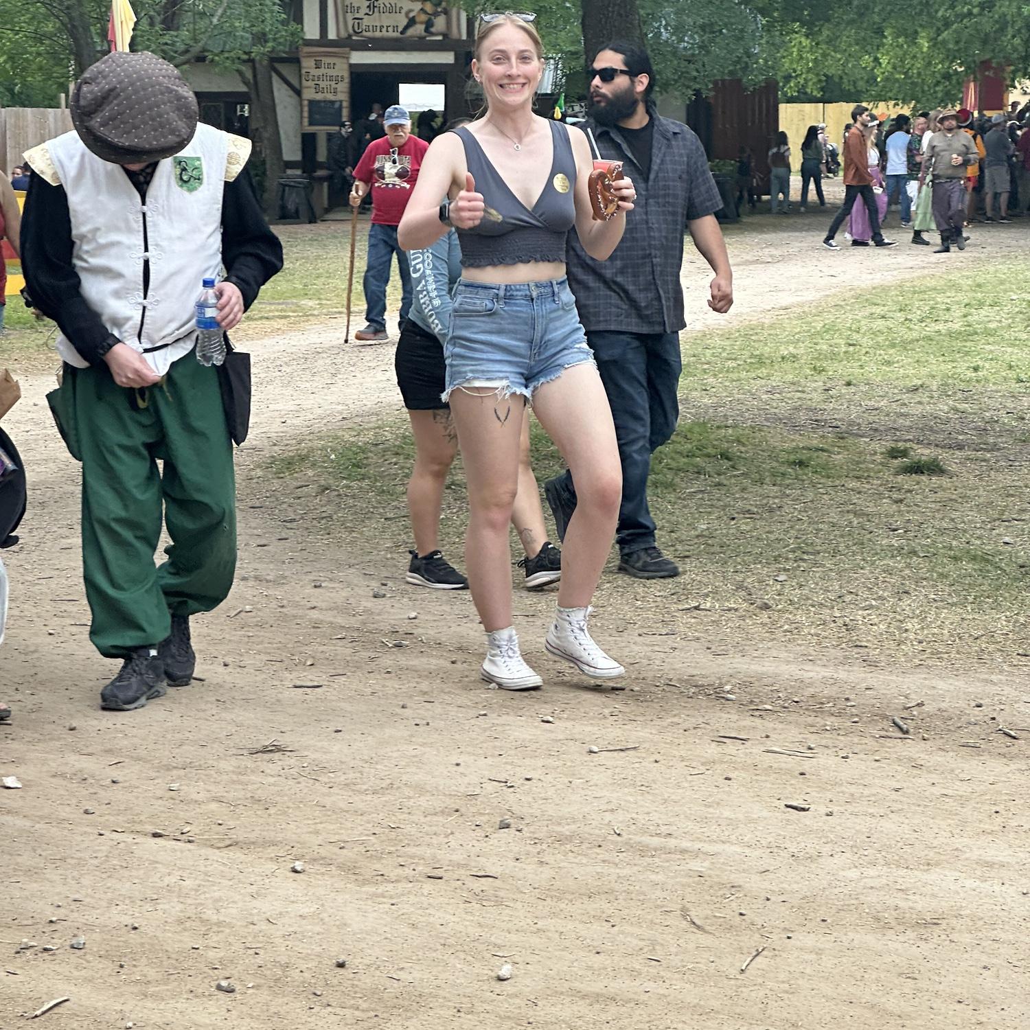 Always have to get a pretzel at the renaissance  fair!