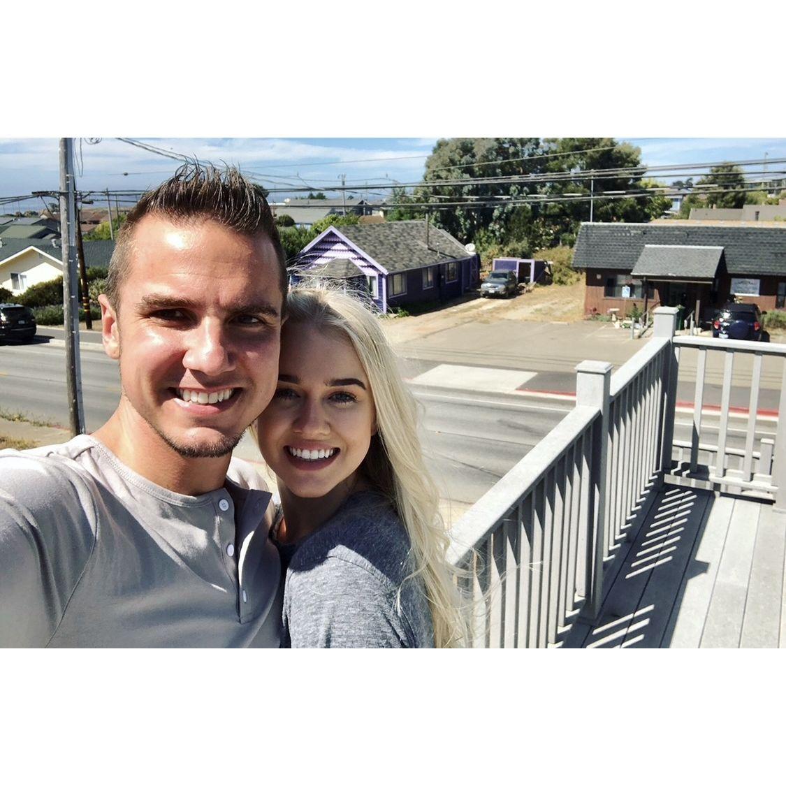Emily's first trip to Fort Bragg, CA!