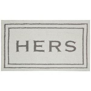 "Hers" 20" x 34" Bath Rug