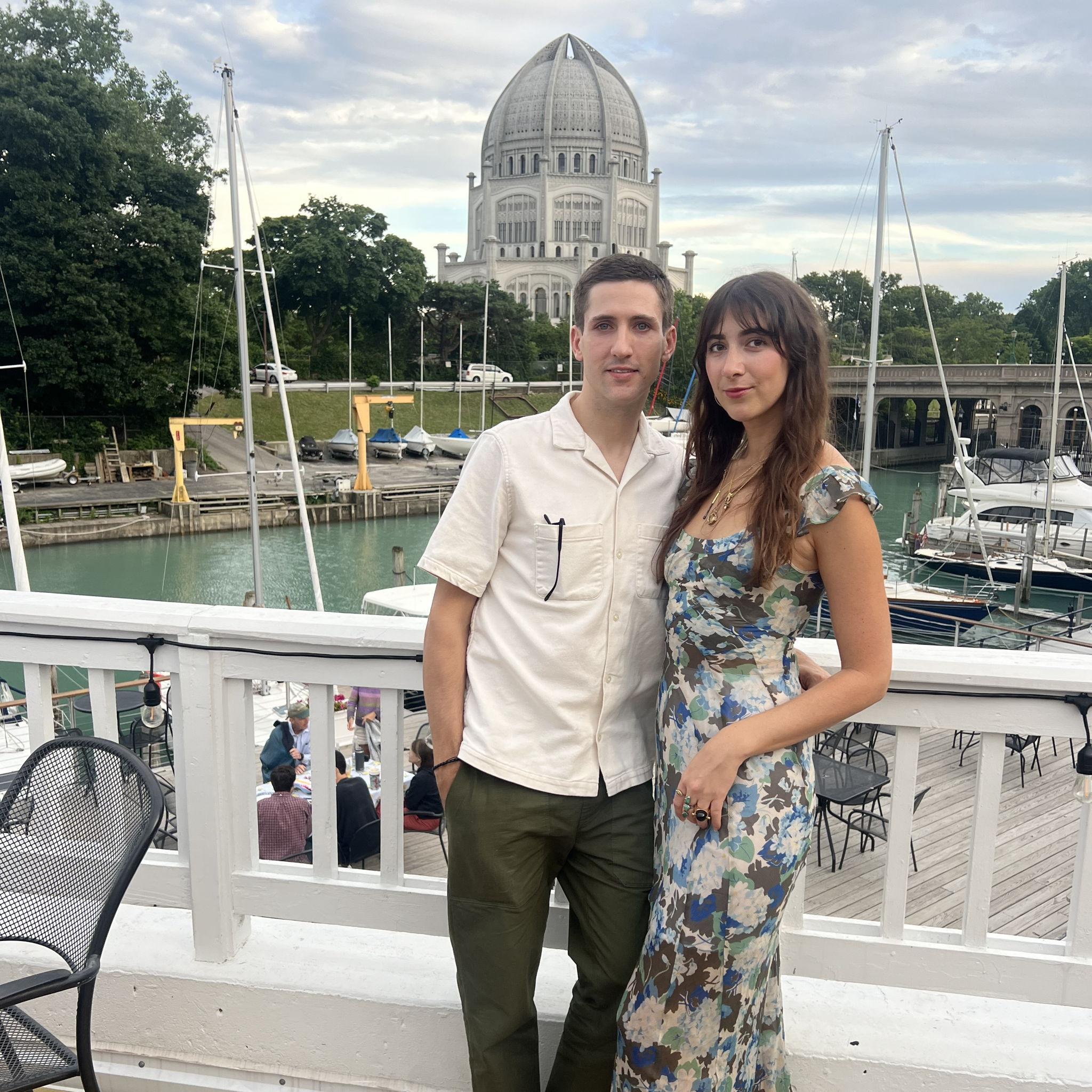 Grandma Phylis' birthday at the Wilmette Yacht Club