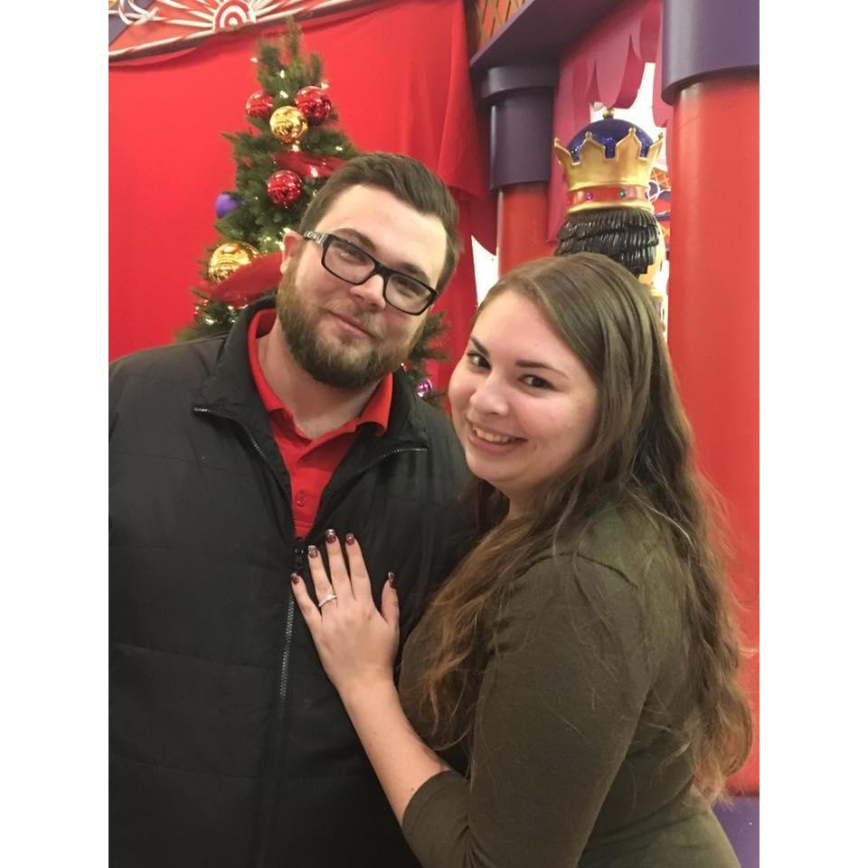 Our first Christmas engaged