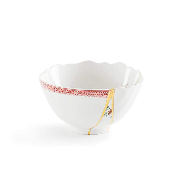 Seletti - KINTSUGI - Porcelain Bowl n°1 cm 15,2