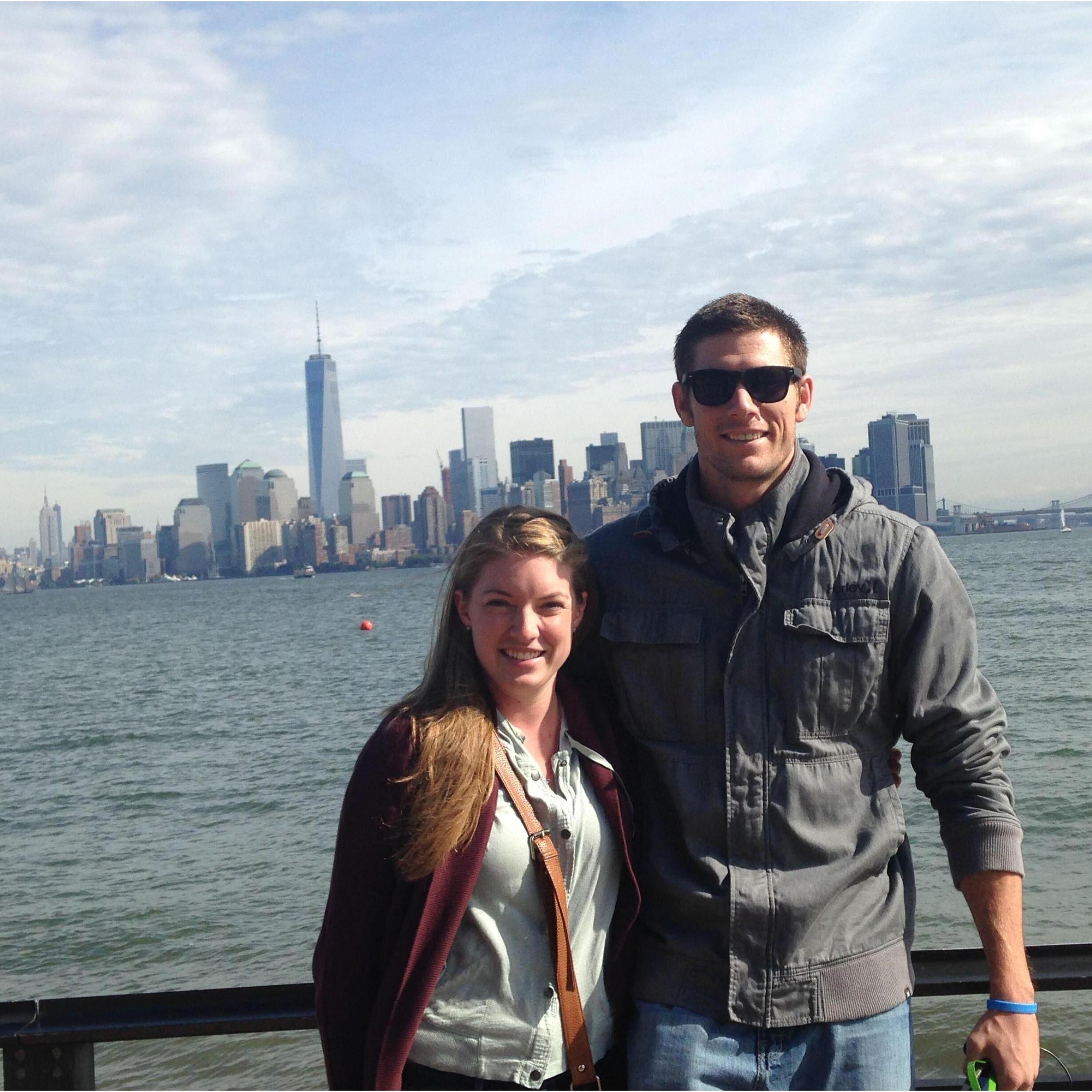 New York: seeing sights, visiting family and eating our weight in pizza.