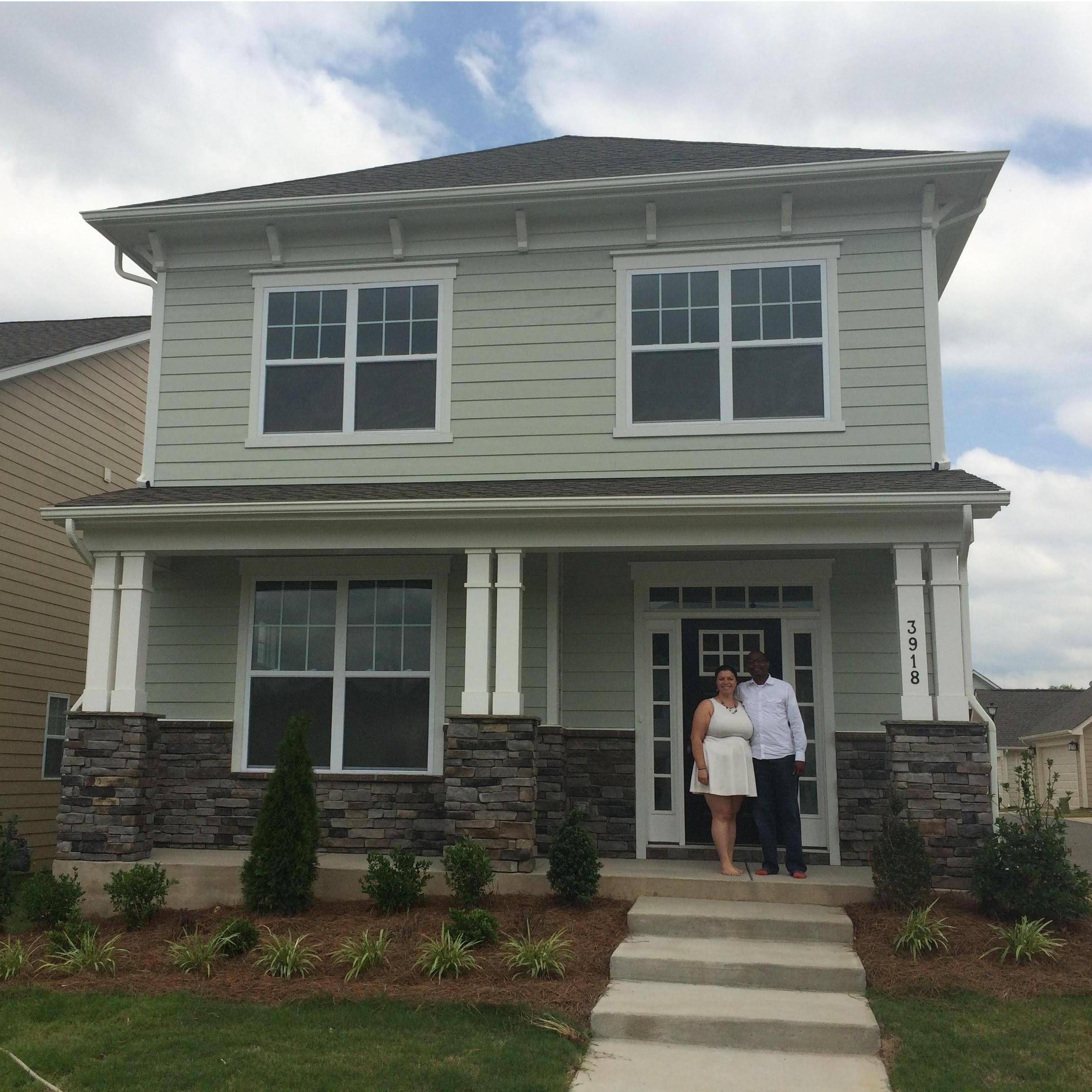 We're homeowners! On May 29, 2015 we bought our first home in Brightwalk.