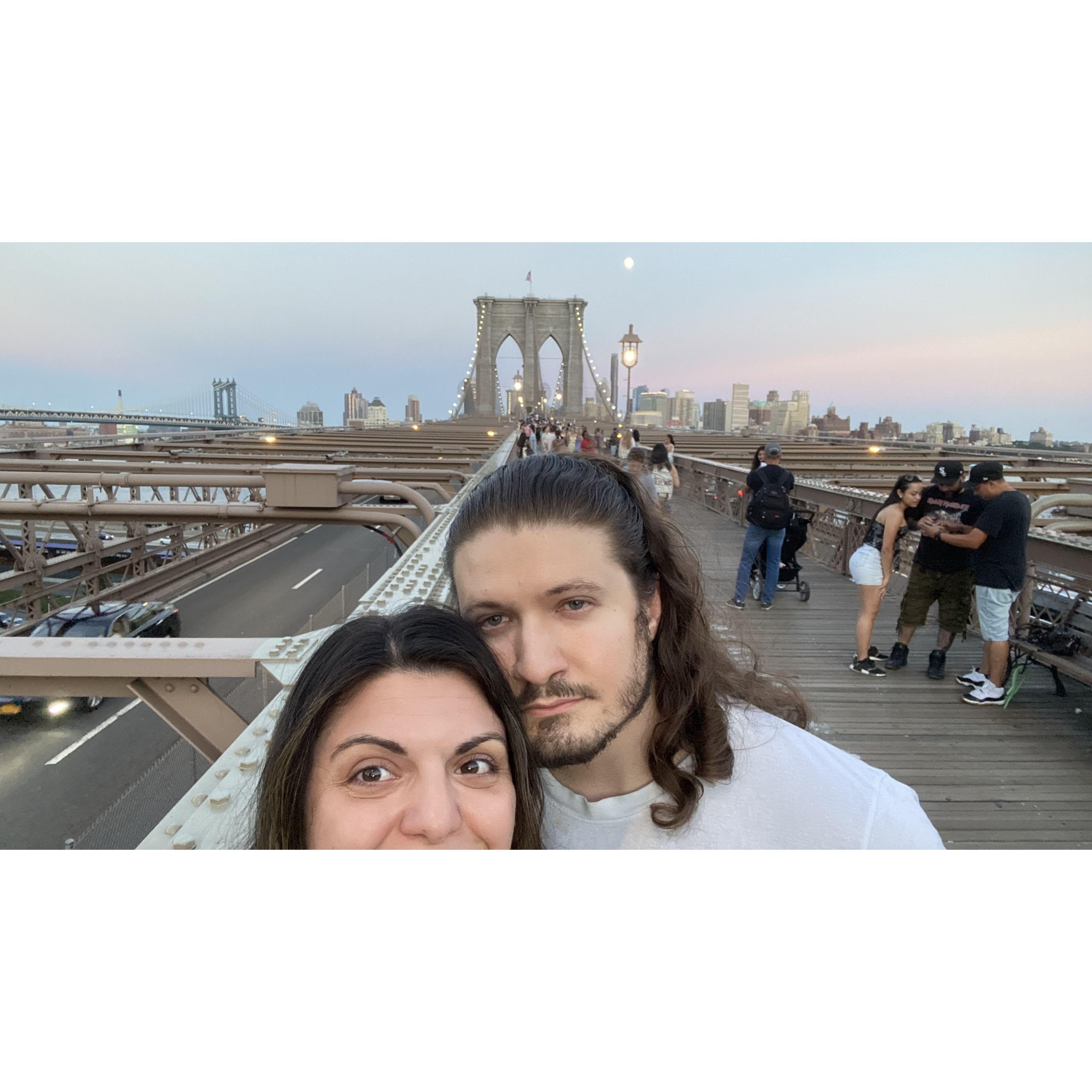 Sunset stroll @ Brooklyn Bridge, NY – July 2022