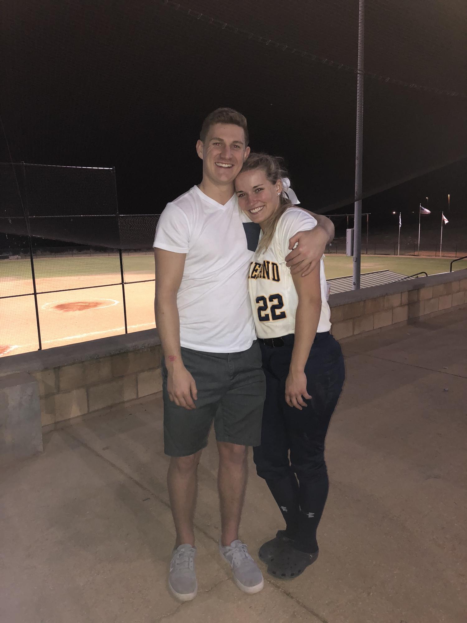 We always support each other, even all the way to Florida for spring training - 2018