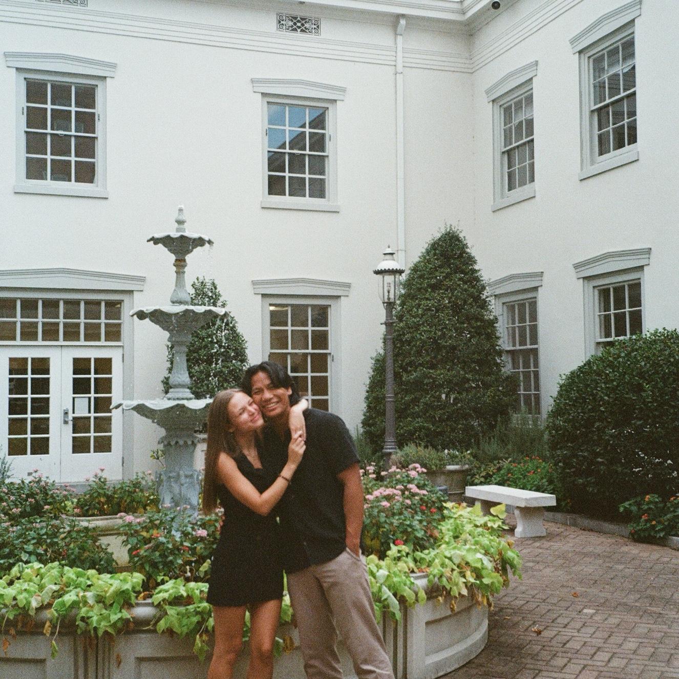 Film photography shoot in the Richmond Capitol Square for our 1 year anniversary on 10/01/2024.
