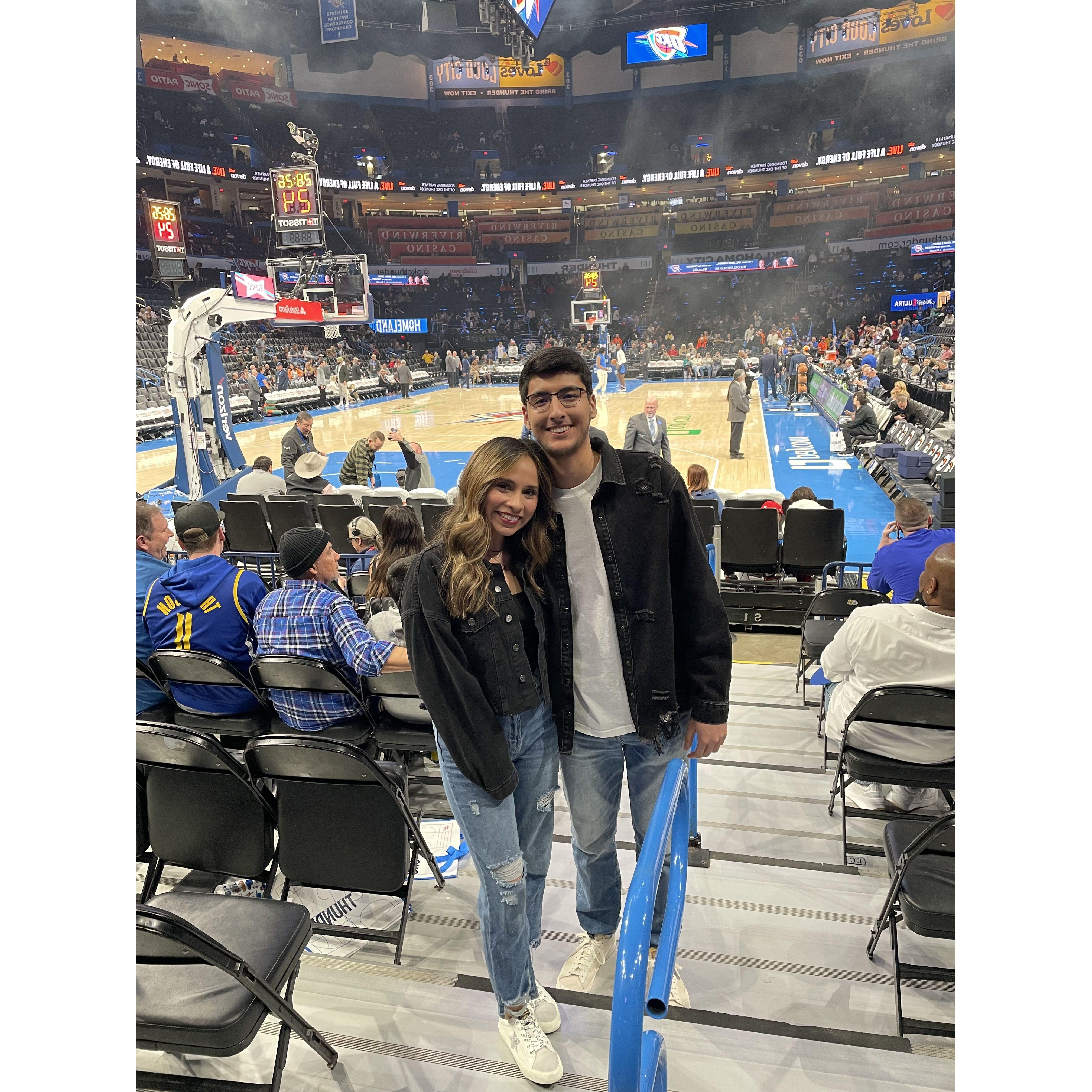First OKC game!!!