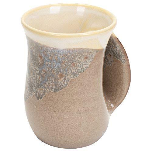 Clay In Motion Handwarmer Mug - Desert Sand Right Handed