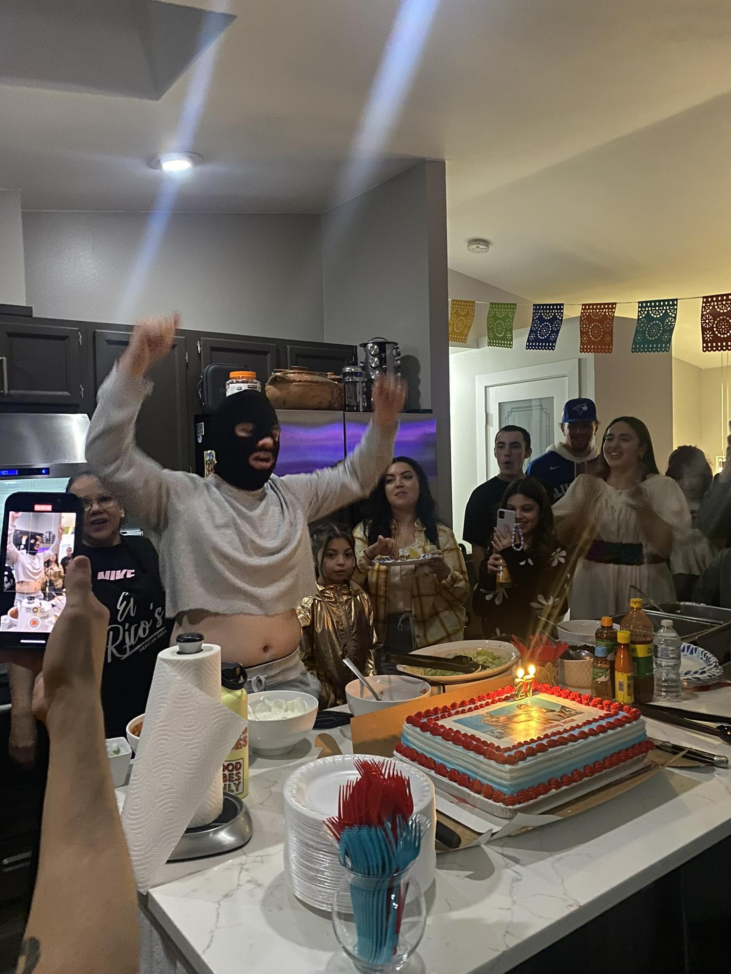 Us on my 27th Nacho Libre Themed Birthday Party 🎉 😂