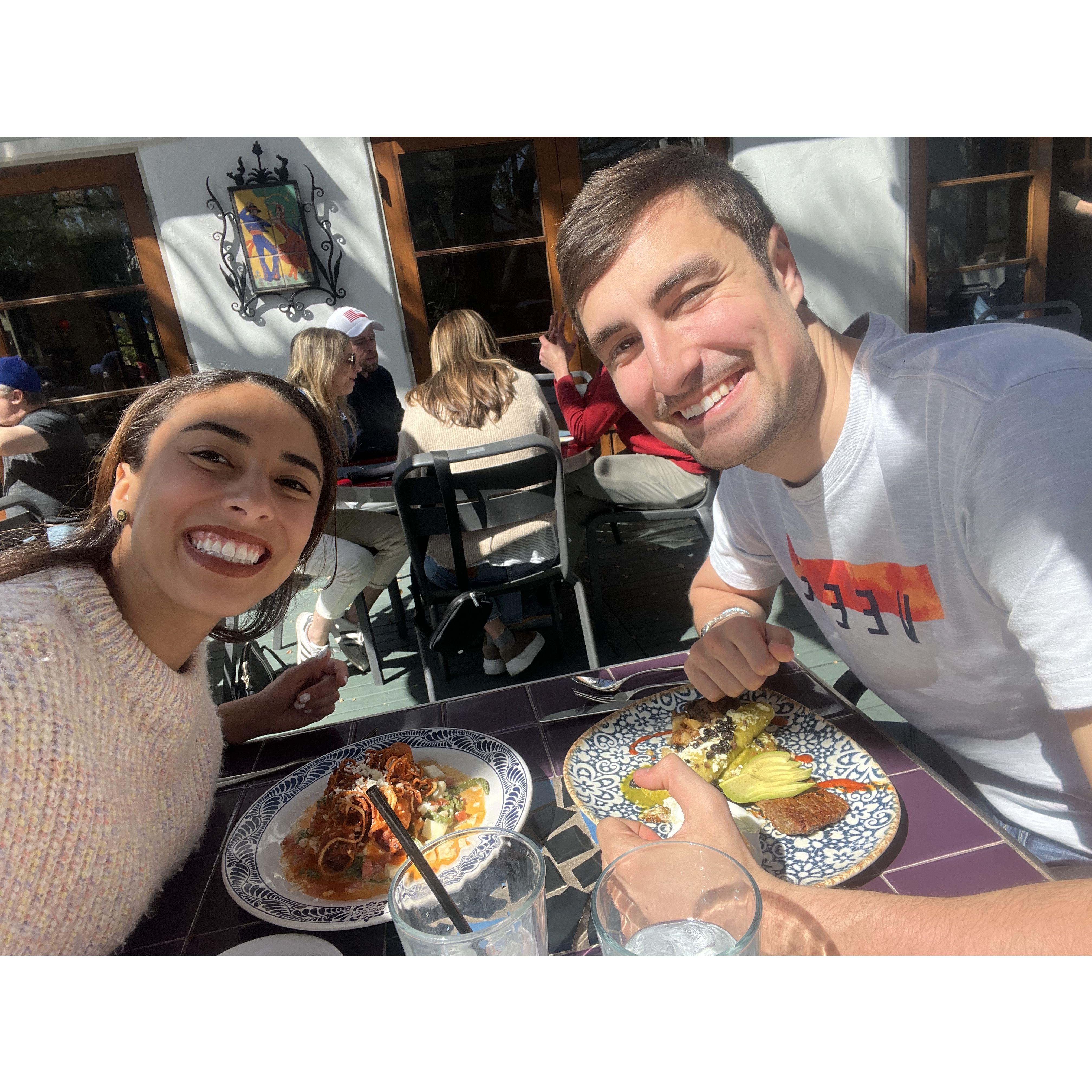 Going to one of our favorite restaurants: La Fonda on Main