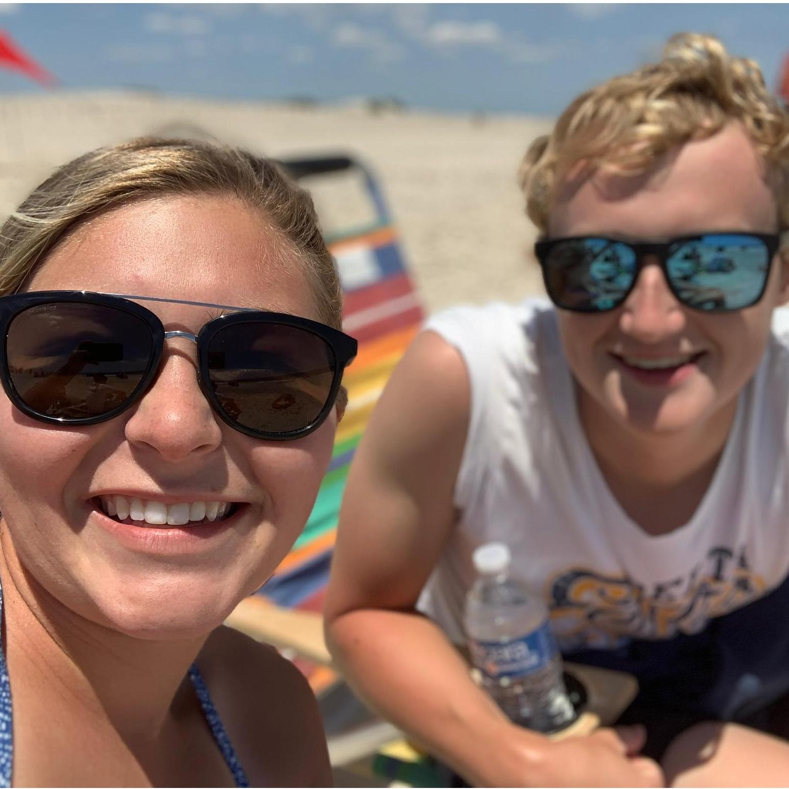 Celebrating our engagement with a trip to Delaware and an adventure to Assateague Island, MD