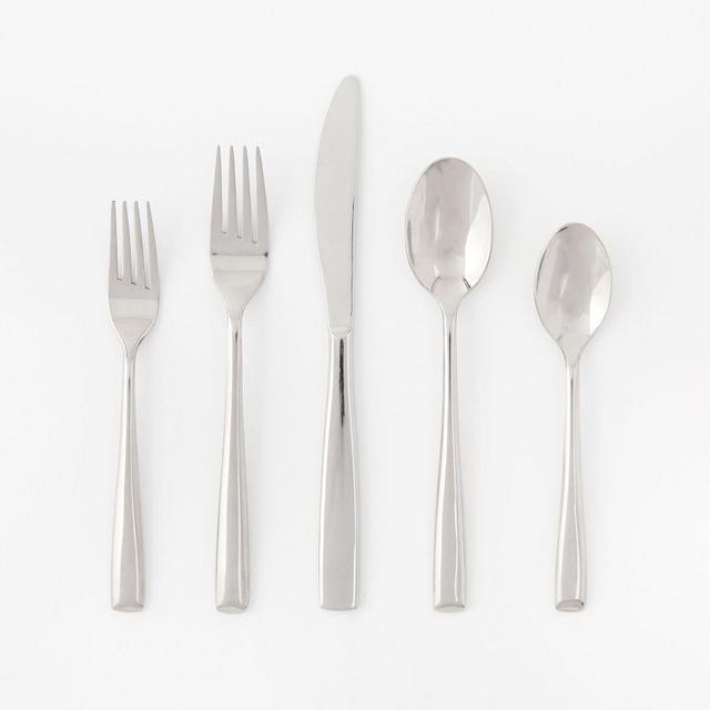 Promenade Flatware, Silver, 5 Piece
