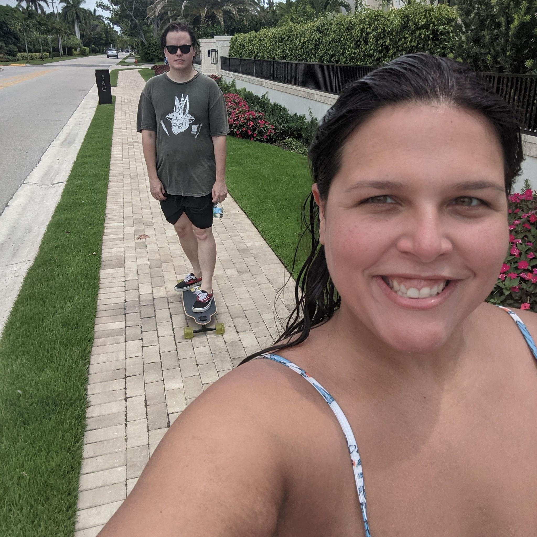 Joelle's first time visiting Naples