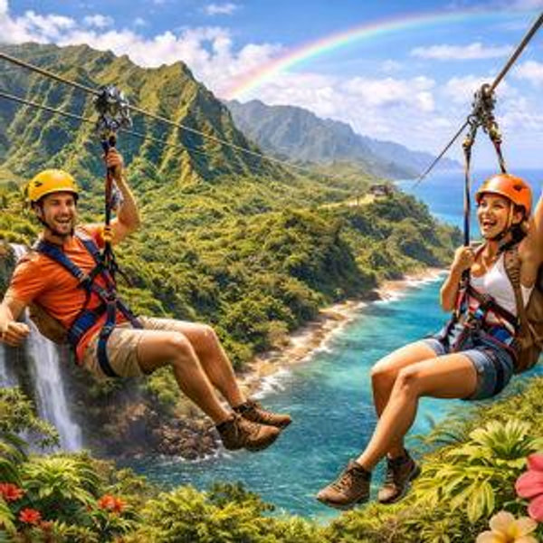 Ziplining