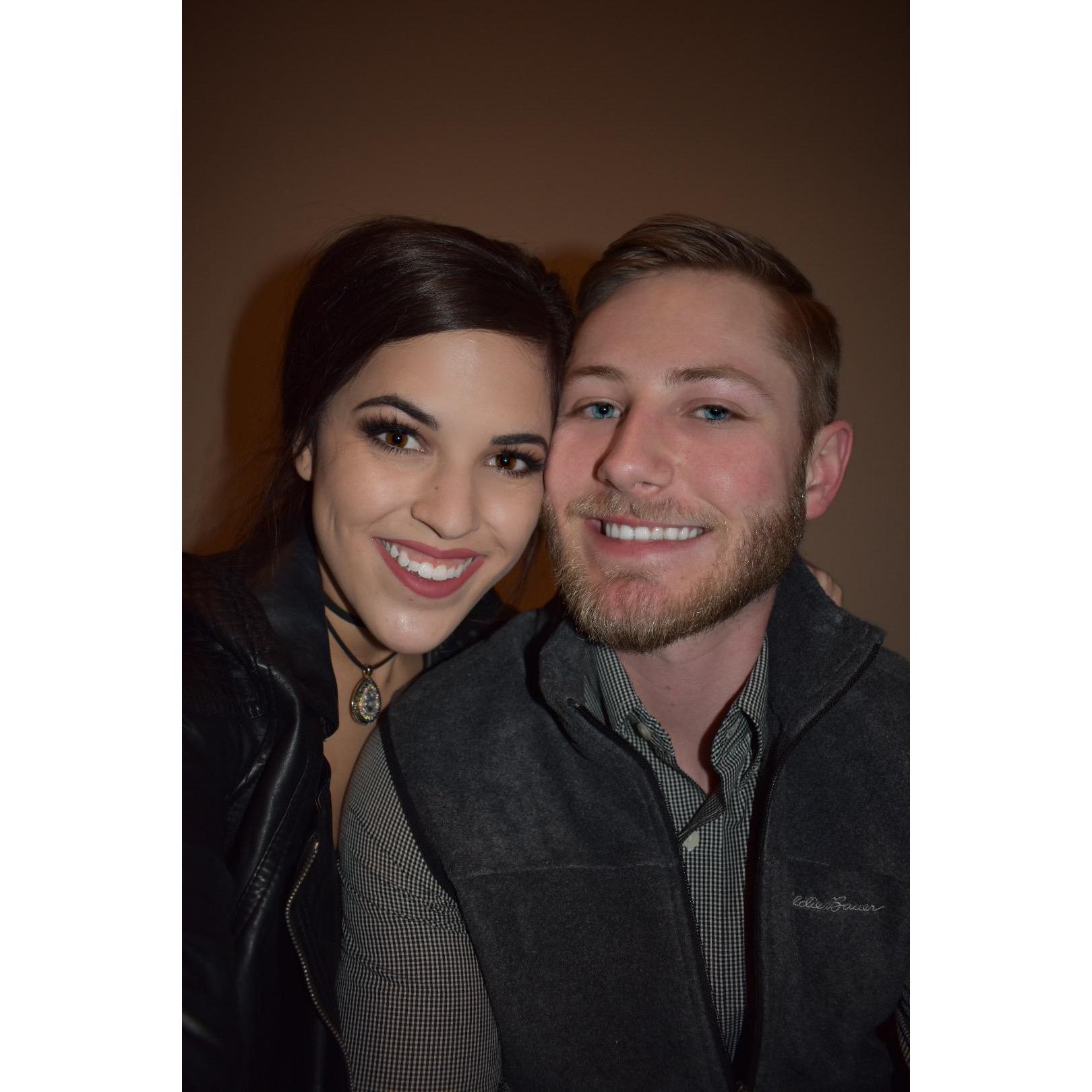 one of the only times i could get him to take a good selfie with me