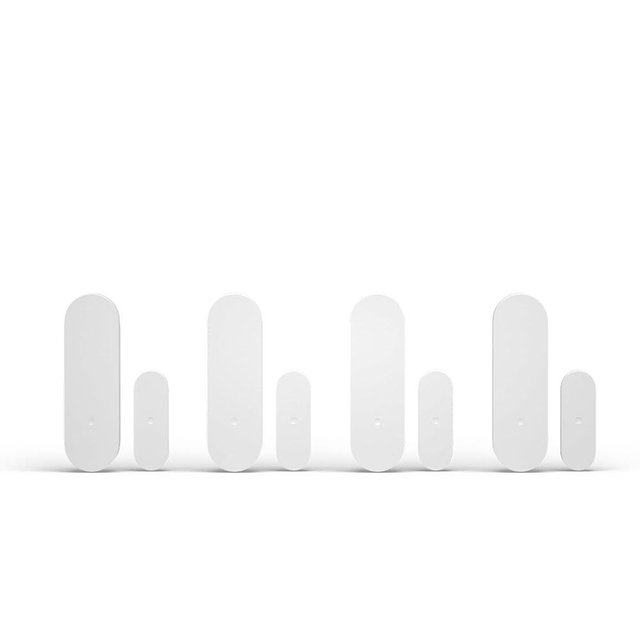 ADT Blu Door/Window Sensor 4-Pack, DIY Smart Home Security, Wireless Door and Window Alarm Sensor with Tamper Alerts, Convenience Mode for Drawers and Cabinets - Compatible with ADT Blu Systems