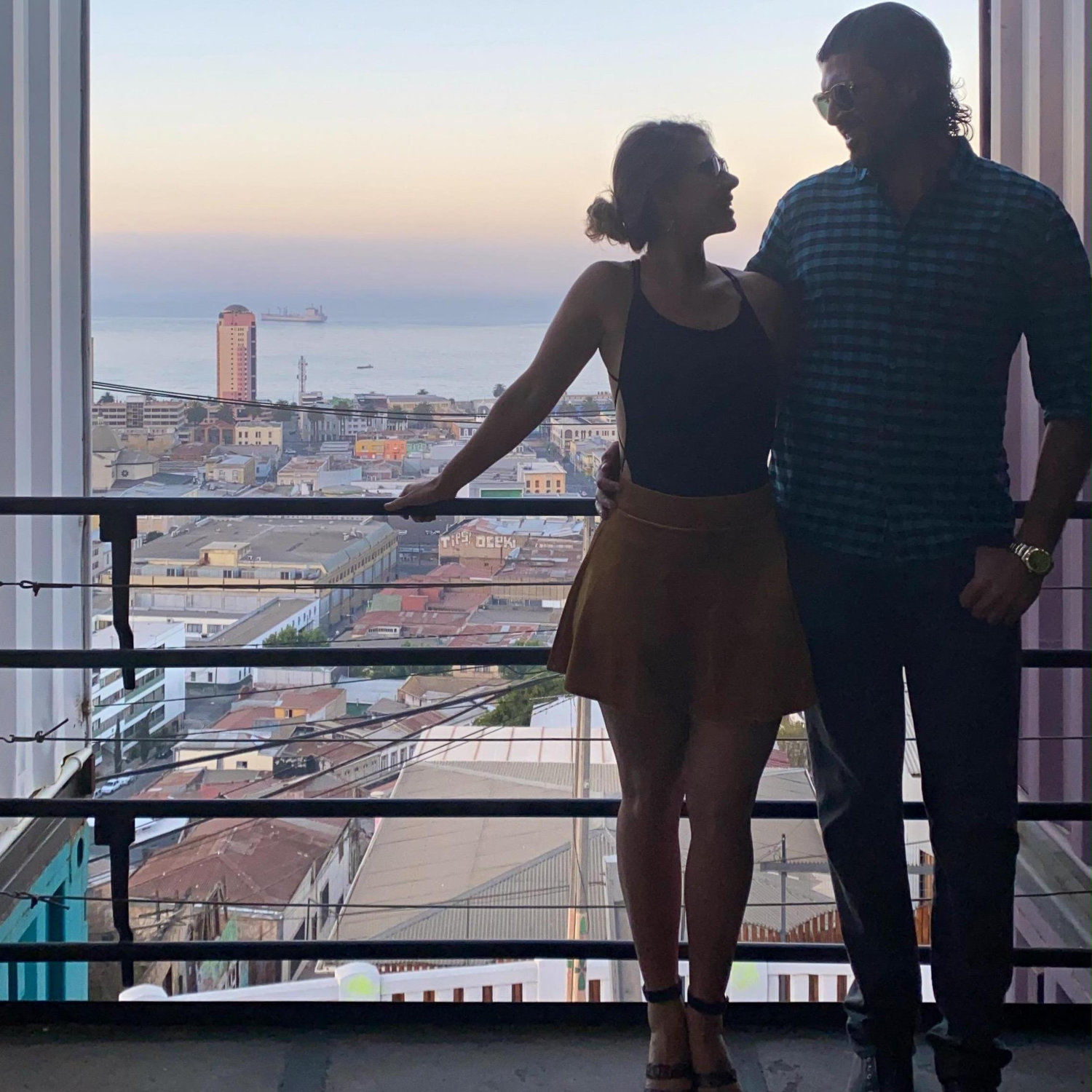 Our last unmarried New Year's Eve (psyche)! 2019. Valparaiso, Chile.