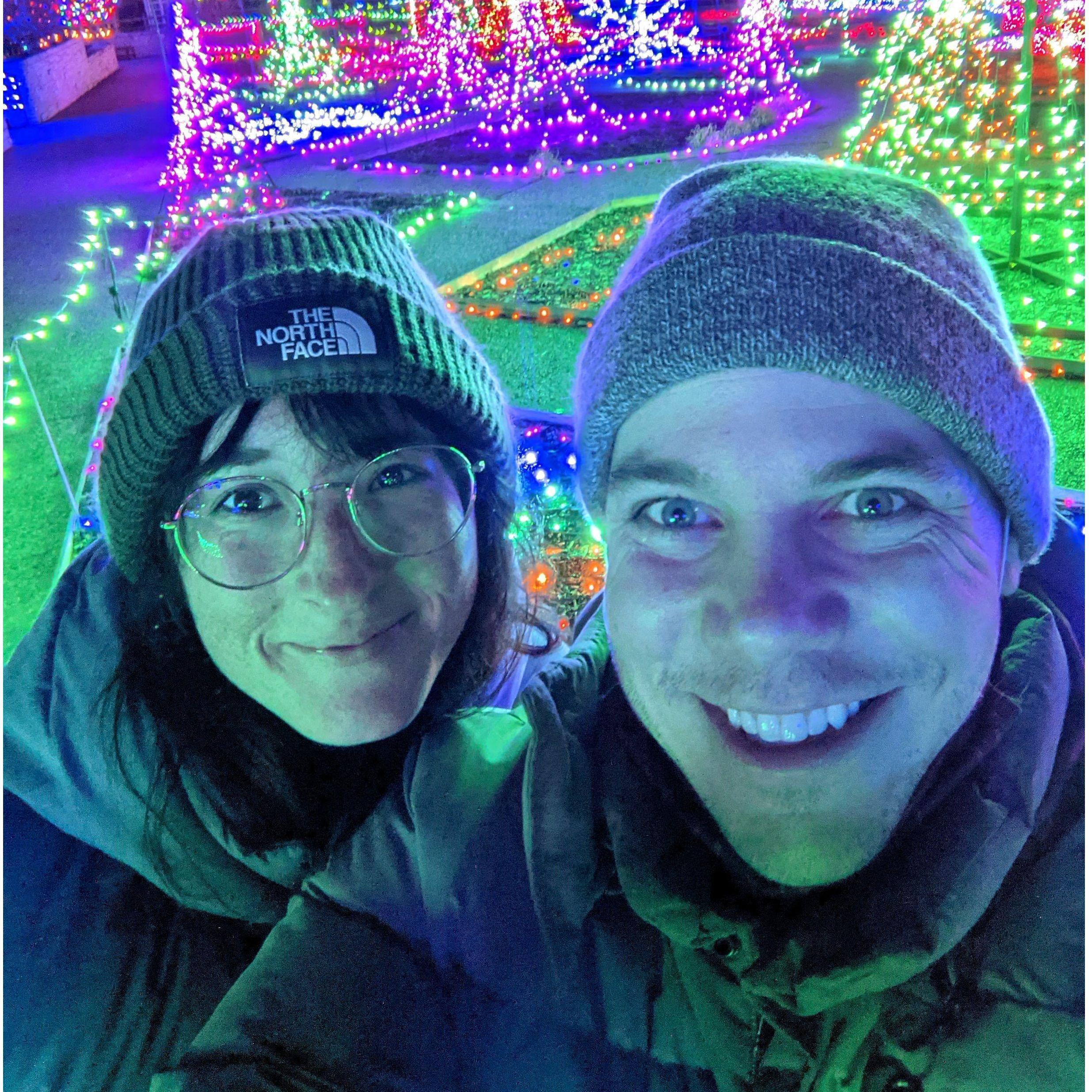 Powell Gardens Christmas lights!