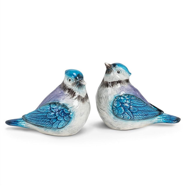 Abbott Collection Blue Jay Salt & Pepper-4"L