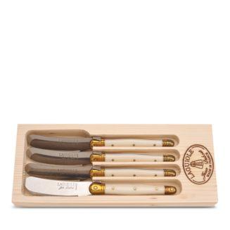 Spreaders in a Wooden Box, Set of 4