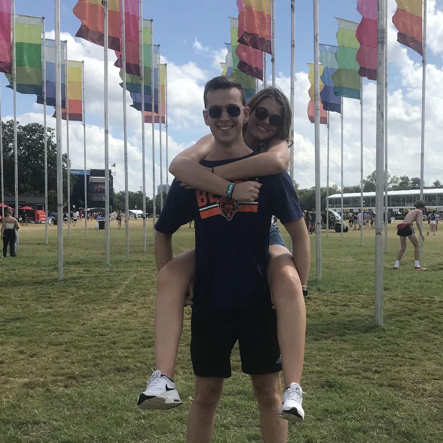 Our first ACL music festival together in October 2018 - one of our first pictures together!