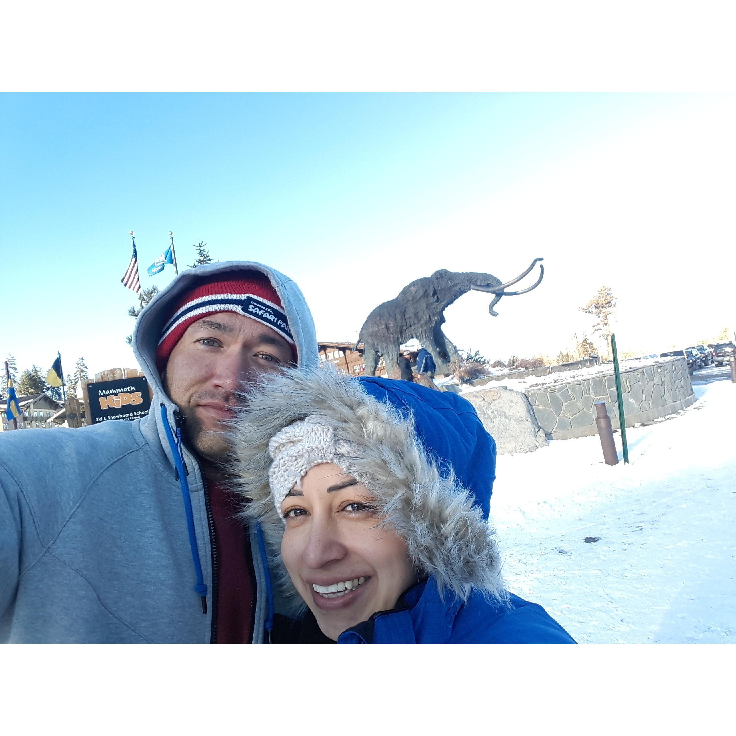 First trip together - Mammoth January 2018