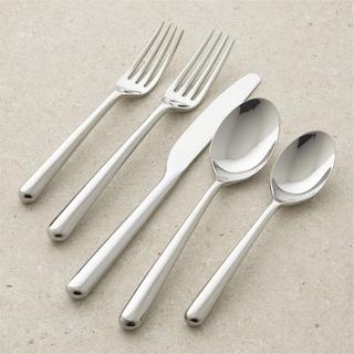 Charlotte 5-Piece Flatware Set, Set of 4