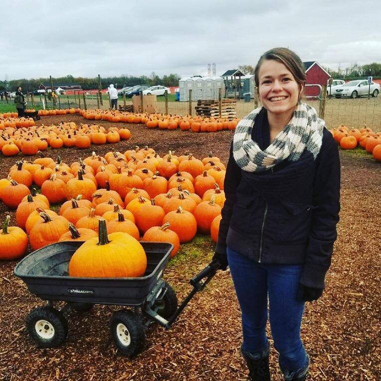 That time we decided to buy a 36 pound pumpkin!