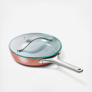 Ceramic Non-Stick Mini Fry Pan with Glass Lid