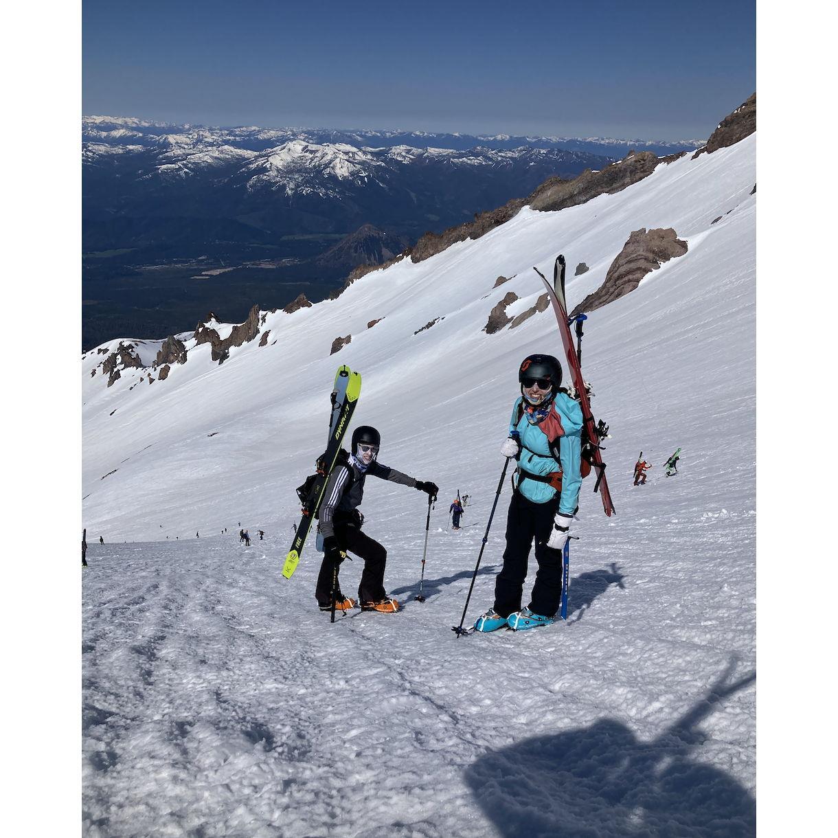 Climbing up Mt Shasta-May 18th