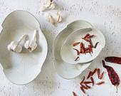 Ceramic Oval Serving Bowls Set, 3 White...