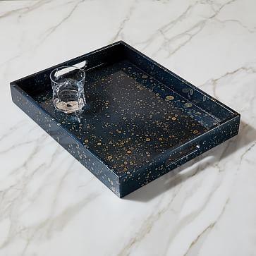 Oil Spotted Lacquer Tray